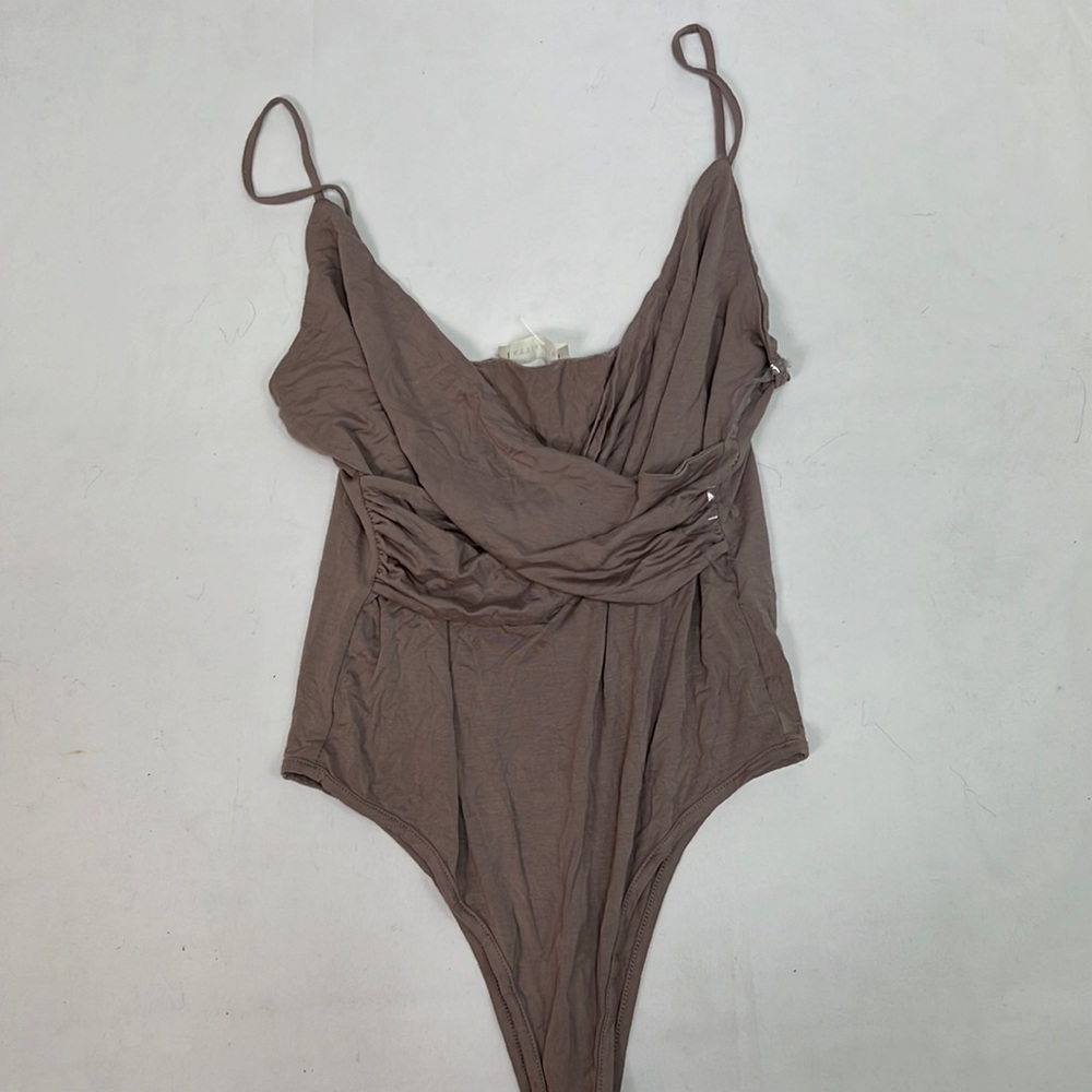 #1249 Attirance Women’s Nude Bodysuit | Size: 1X